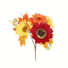 Autumn Harvest Bouquet Fall Decor for Thanksgiving Table, Halloween & Christmas Seasonal Room Dress Up Arrangement