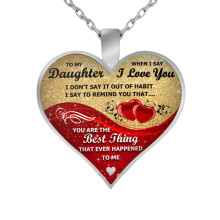 Sterling Silver Infinity Heart Birthstone Necklace 1 piece