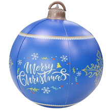 Inflatable Christmas Ornament Blue 23.62 inch