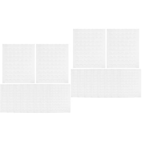Points Adhésifs Ronds Blancs Double Face Pour Organisation 2
