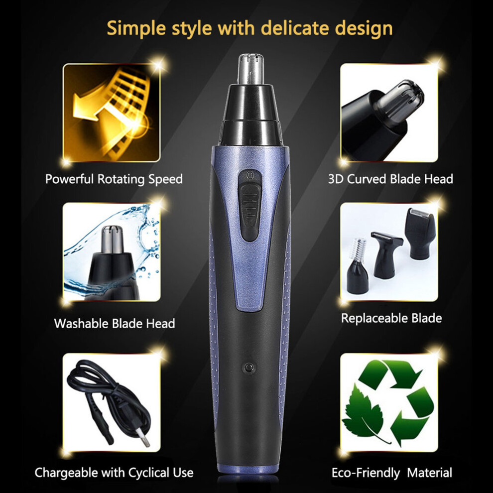 Rechargeable Electric Nose and Eyebrow Trimmer