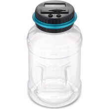 2.5L Electronic Money Box with LCD Digital Counter, Coin Storage Box, Daily Savings, Clear Plastic