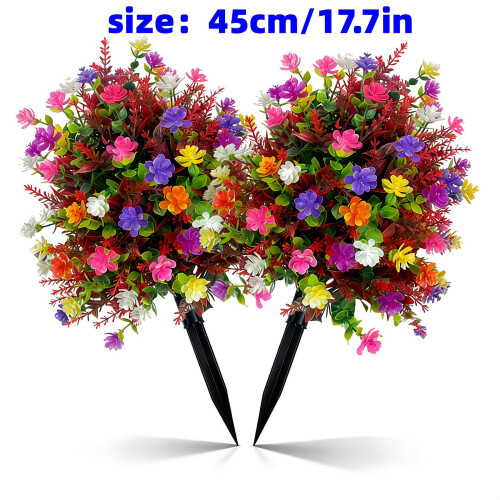 2Pcs Synthetic White grape Foliage Clusters For Yard Enhancement 2