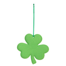 St. Patrick 'S Day Shamrock Hanging Ornament Good Luck Clover Felt Ornament for Tree Table Shelf Festival Party Decorations (1Pc)