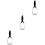 3Pcs Silver Potato Masher Kitchen Gadget Manual Crusher for Vegetables 5