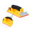 6Pcs Sandpaper Holder with Ergonomic Plastic Handle for Grinding Use 6