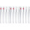 3 Pcs Silicone Lip Brush Multipurpose Reusable Lipstick Applicator 3