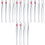 4 Pcs Lip Gloss Brush Silicone Lipstick Applicator Wands Applicators 2