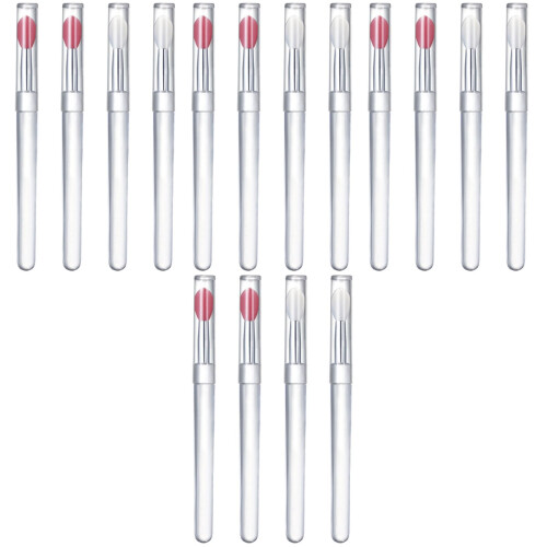 4 Pcs Lip Gloss Brush Silicone Lipstick Applicator Wands Applicators 1