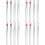 4 Pcs Lip Gloss Brush Silicone Lipstick Applicator Wands Applicators 4