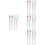 4 Pcs Lip Gloss Brush Silicone Lipstick Applicator Wands Applicators 5