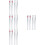 4 Pcs Lip Gloss Brush Silicone Lipstick Applicator Wands Applicators 6