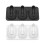 3 Cavities Nut Silicone Chocolate Mold For Mousses-Black 2