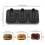 3 Cavities Nut Silicone Chocolate Mold For Mousses-Black 4