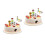 2Sets Versatile Soccer Birthday Cake Toppers with Durable Silicone 5