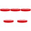 5Pcs Red Bucket Lid Leakproof Durable Sealing Replacement 2