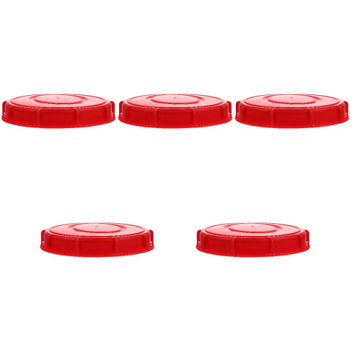 5Pcs Red Bucket Lid Leakproof Durable Sealing Replacement 1