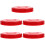 5Pcs Red Bucket Lid Leakproof Durable Sealing Replacement 5
