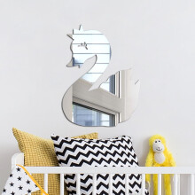 Nordic Acrylic Mirror Wall Decoration 1 Piece