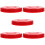 5Pcs Red Bucket Lid Leakproof Durable Sealing Replacement 7