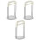 3Pcs Reusable Stainless Steel Potato Masher Comfortable Kitchen Tool 2