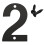 Shadow Floating Black Metal House Numbers 3.5 Inch 1