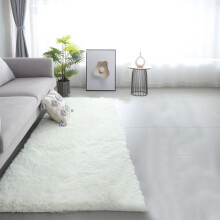 Faux Fur Runner Rug Non-Slip Grey 60 x 200 cm