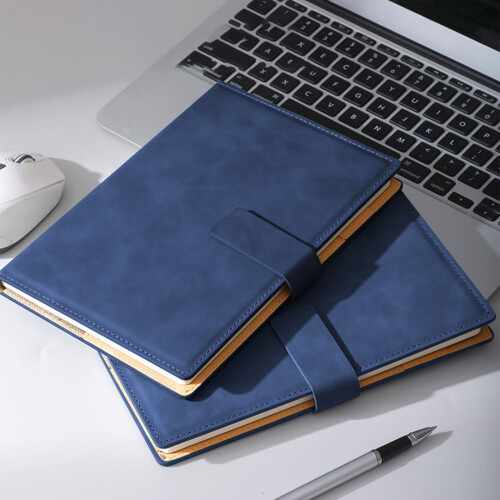Caderno com Fecho Magnético Azul Escuro 8,54 x 5,83 polegadas 1