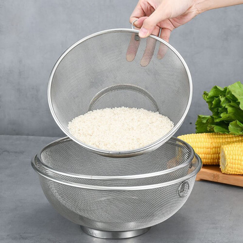 Stainless Steel Colander with Handle and Base 1 Pack 1