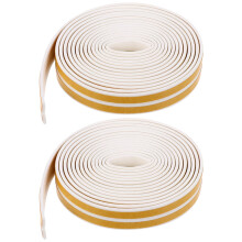 2Pack Door Gap Sealing Strip White EPDM Energy Saving for Windows