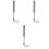 3Pcs Stainless Steel Potato Ricer Vegetable Masher Silver Kitchen Tool 2