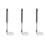 3Pcs Stainless Steel Potato Ricer Vegetable Masher Silver Kitchen Tool 3