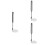 3Pcs Stainless Steel Potato Ricer Vegetable Masher Silver Kitchen Tool 5