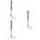 3Pcs Stainless Steel Potato Ricer Vegetable Masher Silver Kitchen Tool 6