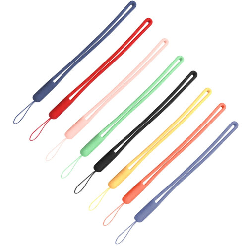 Silicone ID Lanyard Straps 8 pcs Random Color