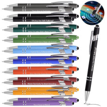 Kugelschreiber mit sarkastischen Sprüchen, 20er-Pack – Touchscreen-Stift, lustige Büroschreiber, kompatibel mit allen kapazitiven Bildschirmen