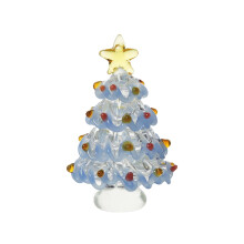 Mini Glass Christmas Tree Ornaments Dollhouse Miniatures 6