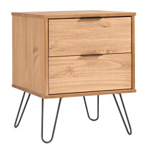 Bravo Furniture | Ashford 2 Drawers Wood Bedside Cabinet