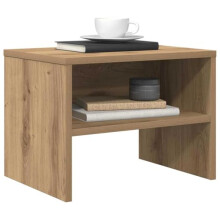 vidaXL Bedside Cabinet Artisan oak 40 x 40 x 30 cm Engineered wood, Modern Nightstand, Stylish Bedroom Furniture, Compact Storage Table, Rectangular