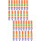 30Pcs Durable Orange Plastic Crayon Extender Caps for Art Drawing 7