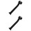 2Pcs Black Polyester Retractable Barrier Belts for Public Safety Use 4