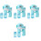 4Sets Electric Dolphin Shape Kids Bubble Maker Blue 2