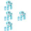 4Sets Electric Dolphin Shape Kids Bubble Maker Blue 6