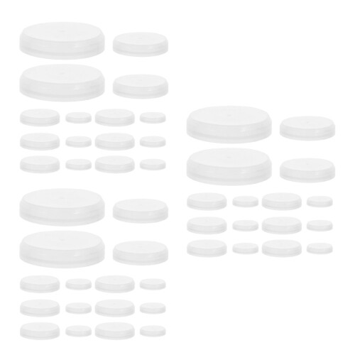 60Pairs Universal Fit Plastic Drum Caps Waterproof Dust Cover 1
