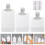 4Sets Multifunktionale -Flaschen Transparent Praktisch 8