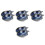 8St Compacte Blauwe Keramische - En Sausbordjes Multifunctioneel 11