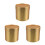 3Stk Papierbox Gold Elegante Blumenpräsent Box Mit Deckel 3