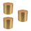 3Stk Papierbox Gold Elegante Blumenpräsent Box Mit Deckel 6