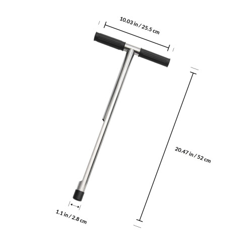 Silber Bodenprobenahmegerät Langlebig Und Für Garten 1