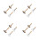16Pièces Outils Nylon Fan Brosses Assorties 7